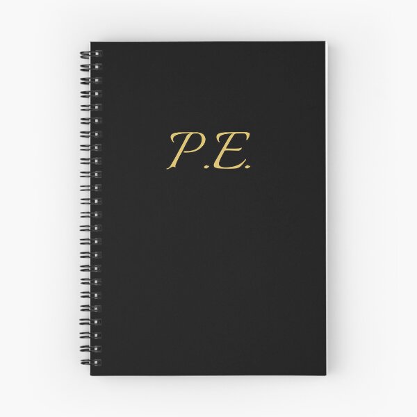 Item preview, PE Initials | Gold Lettering | Personalised Gifts designed and sold by Avo And Sriracha.