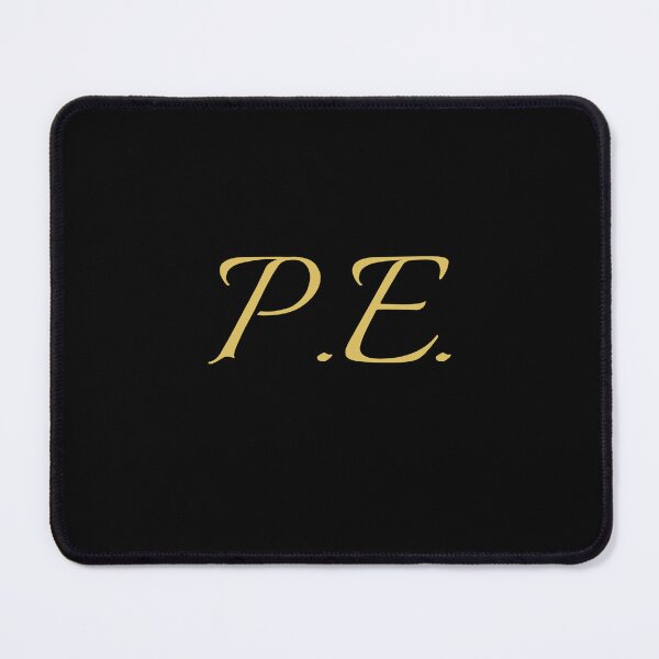 Item preview, PE Initials | Gold Lettering | Personalised Gifts designed and sold by Avo And Sriracha.