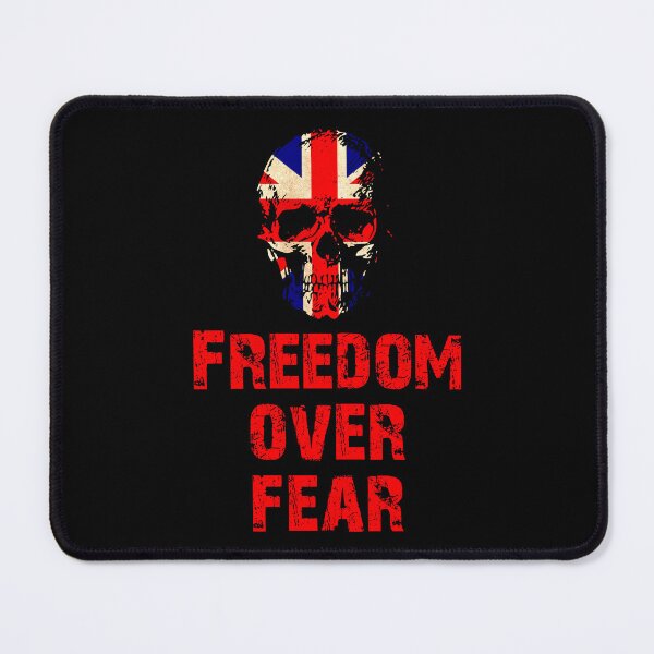 Item preview, freedom over fear UK designed and sold by Markotropoya22.