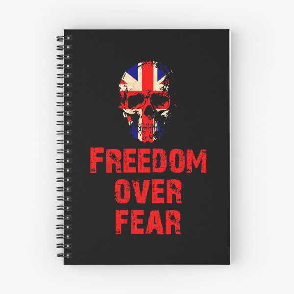 Item preview, freedom over fear UK designed and sold by Markotropoya22.