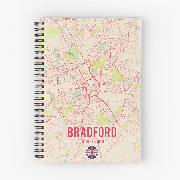 Item preview, Bradford map uk - Map print designed and sold by PostersProf1.