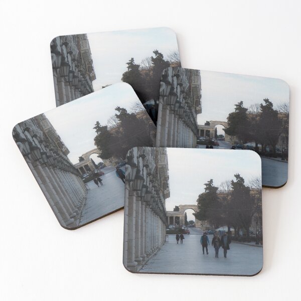 Item preview, The Liston Old Corfu Town,  Image of people walking designed and sold by nickbrayimages.