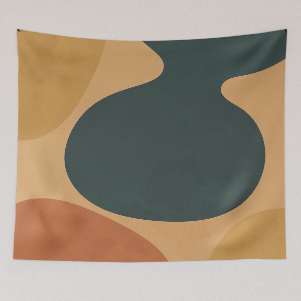 Artikelvorschau, Nordic Earth Tones - Abstract Shapes 2 entworfen und verkauft von technicolorable_art.