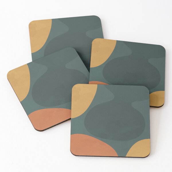 Aperçu de l'œuvre Nordic Earth Tones - Abstract Shapes 3 créée et vendue par technicolorable_art.