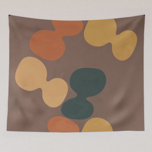 Artikelvorschau, Nordic Earth Tones - Abstract Shapes 4 entworfen und verkauft von technicolorable_art.
