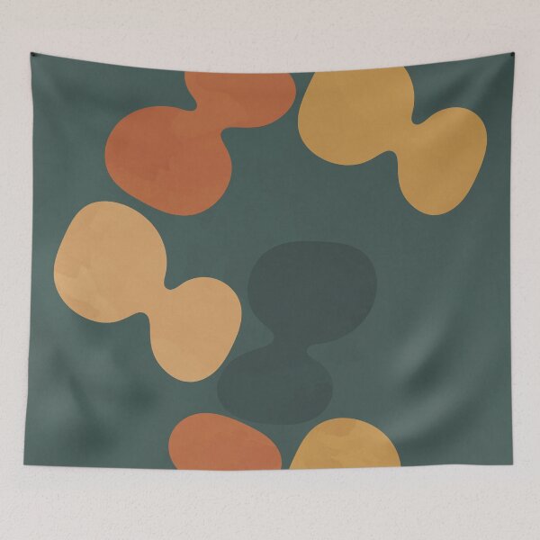 Artikelvorschau, Nordic Earth Tones - Abstract Shapes 5 entworfen und verkauft von technicolorable_art.
