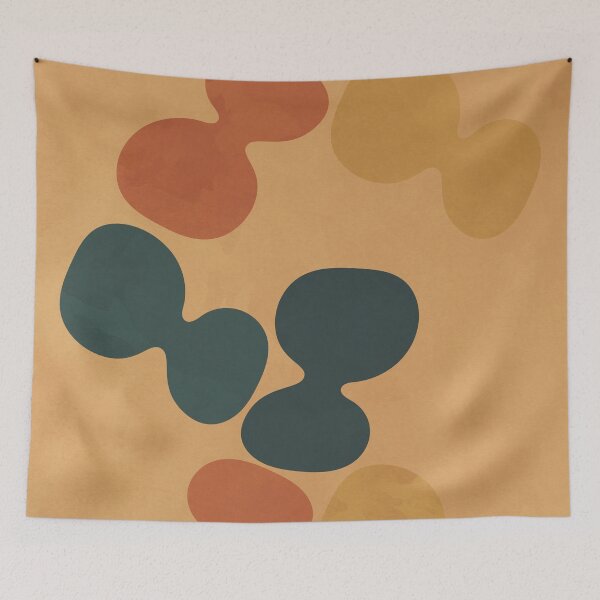 Artikelvorschau, Nordic Earth Tones - Abstract Shapes 6 entworfen und verkauft von technicolorable_art.