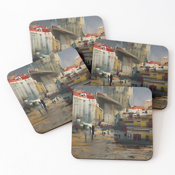 Item preview, Watercolor Art Print Lisbon City designed and sold by Linizarti-casely Store.