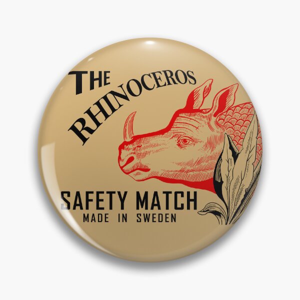 Item preview, The Rhinoceros Safety Match designed and sold by rogue-design.