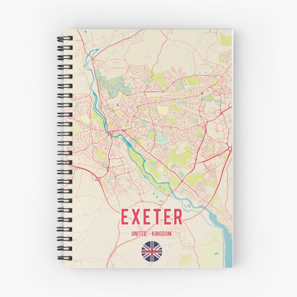 Item preview, Exeter city map of England designed and sold by PostersProf1.