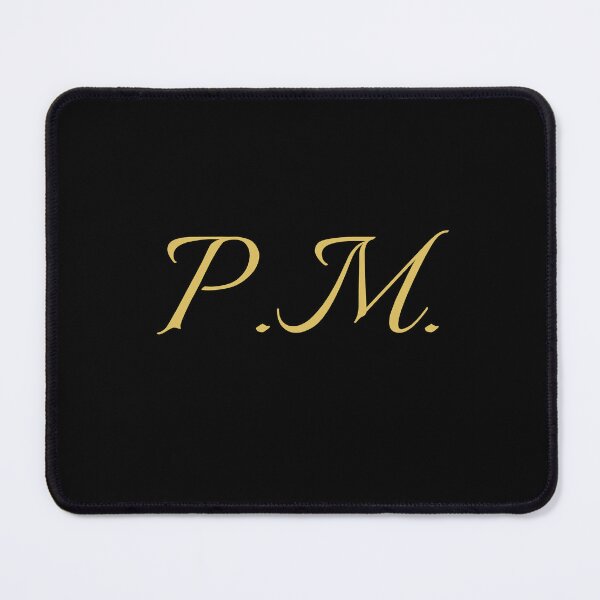 Item preview, PM Initials | Gold Lettering | Personalised Gifts designed and sold by Avo And Sriracha.
