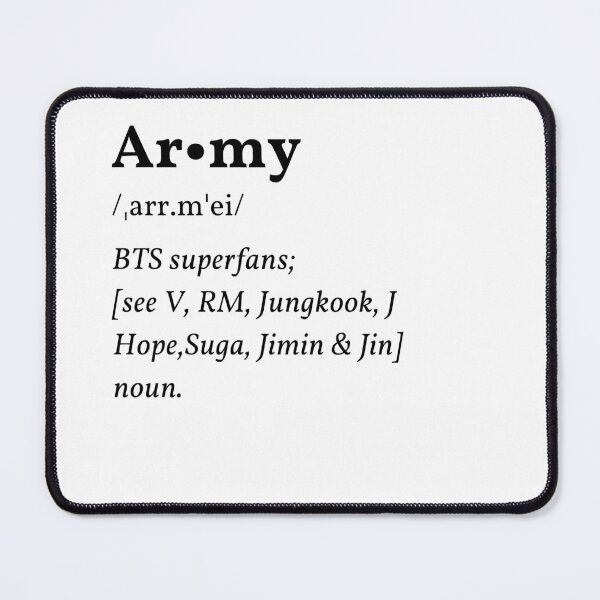 Item preview, BTS // ARMY // Dictionary Definition designed and sold by Jamesf37.