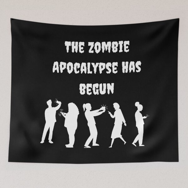 Item preview, The Zombie Apocalypse Has Begun  designed and sold by DaydreamerDzine.