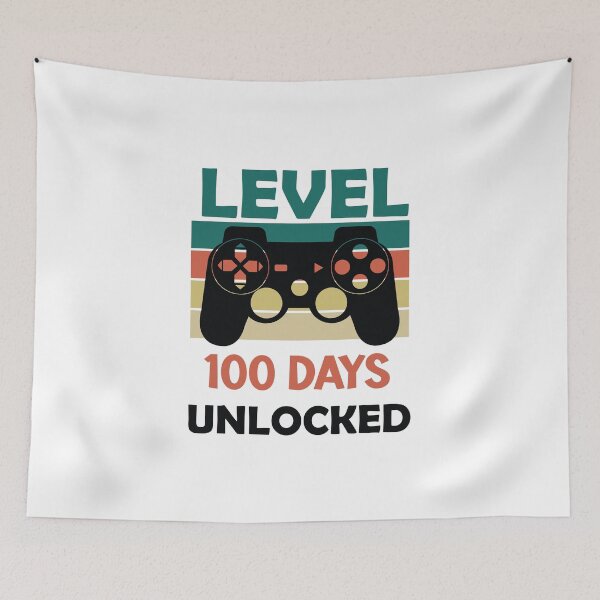 Item preview, Level 100 Days Unlocked designed and sold by beefrancky.