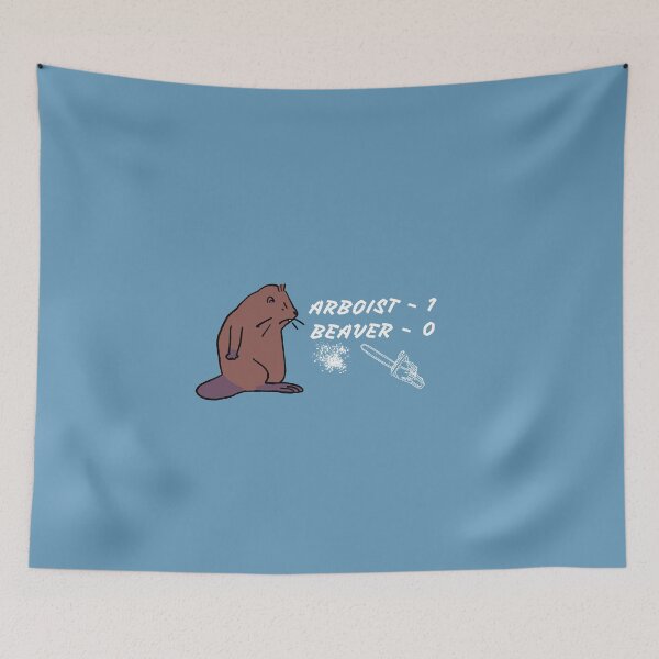 Item preview, Arborist 1 Beaver 0 -  Arborist Fun Graphic - Fun Arborist Gifts  designed and sold by WoodWorkingInc.