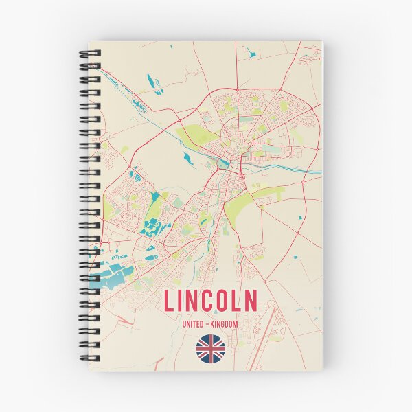 Item preview, Lincoln street map printable designed and sold by PostersProf1.