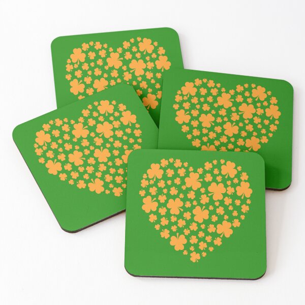 Item preview, Shamrock heart St. Patrick day designed and sold by erozzz.