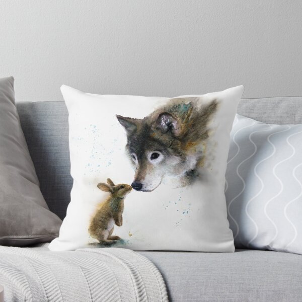 Item preview, wolf and rabbit designed and sold by thislia.