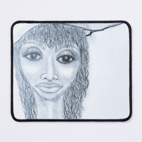 Item preview, Rostro femenino con sombrero designed and sold by QueenVictoria8.
