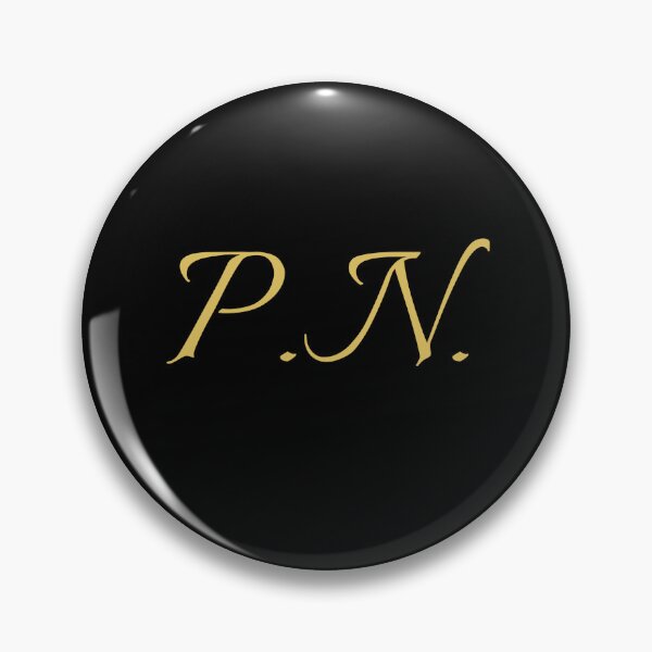 Item preview, PN Initials | Gold Lettering | Personalised Gifts designed and sold by Avo And Sriracha.