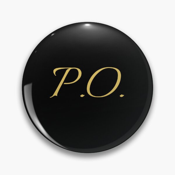 Item preview, PO Initials | Gold Lettering | Personalised Gifts designed and sold by Avo And Sriracha.