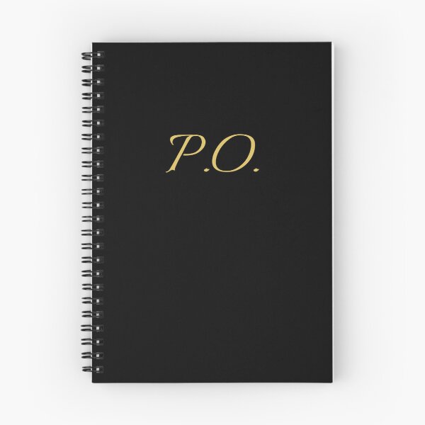 Item preview, PO Initials | Gold Lettering | Personalised Gifts designed and sold by Avo And Sriracha.