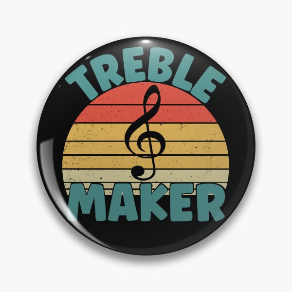 Item preview, Treble Maker Music Pun Quote designed and sold by Primroaddesigns.