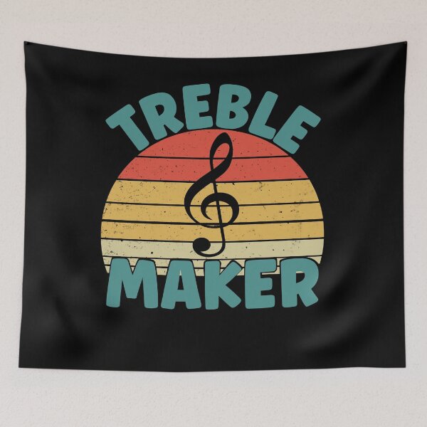 Item preview, Treble Maker Music Pun Quote designed and sold by Primroaddesigns.