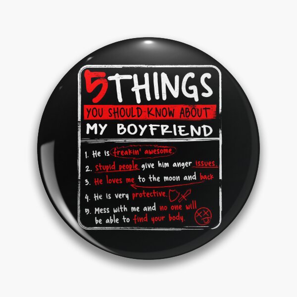 Item preview, 5 Things You Should Know About My Boyfriend Girlfriend Gift Gear designed and sold by DynamicDesign.
