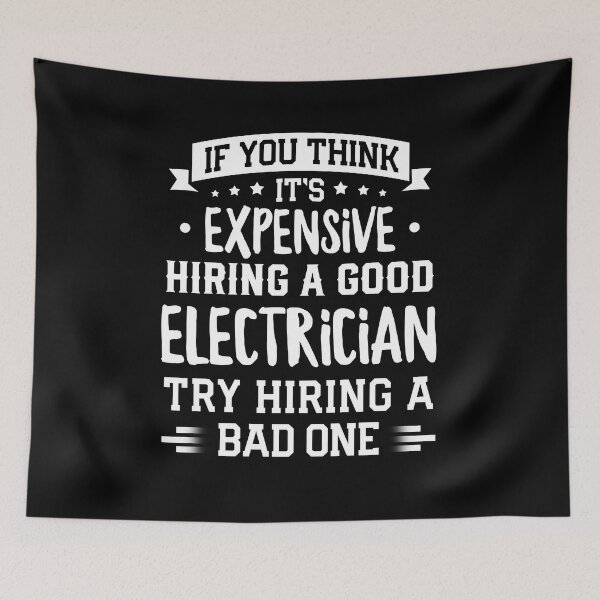 Item preview, If You Think It's Expensive Hiring A Good Electrician Try Hiring A Bad One Shirt, Funny Electrician Shirt, Electrical Engineers Electrician Shirt, Electrician Job, electrician tools shirt designed and sold by aymob.