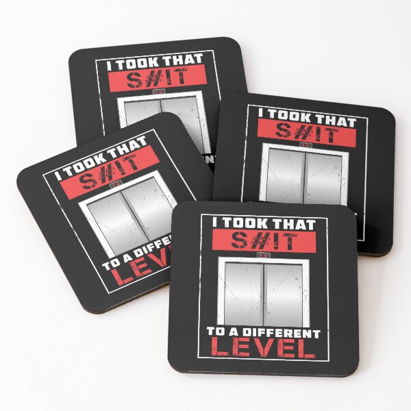 Item preview, I Took That S#!T To A Different Level Elevator Mechanic designed and sold by StrongShirts.