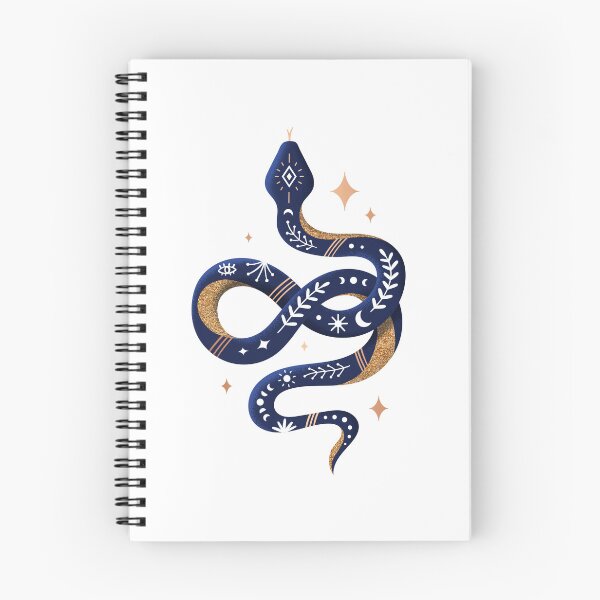 Item preview, Snake - Blue and Gold designed and sold by Pauline Berger.