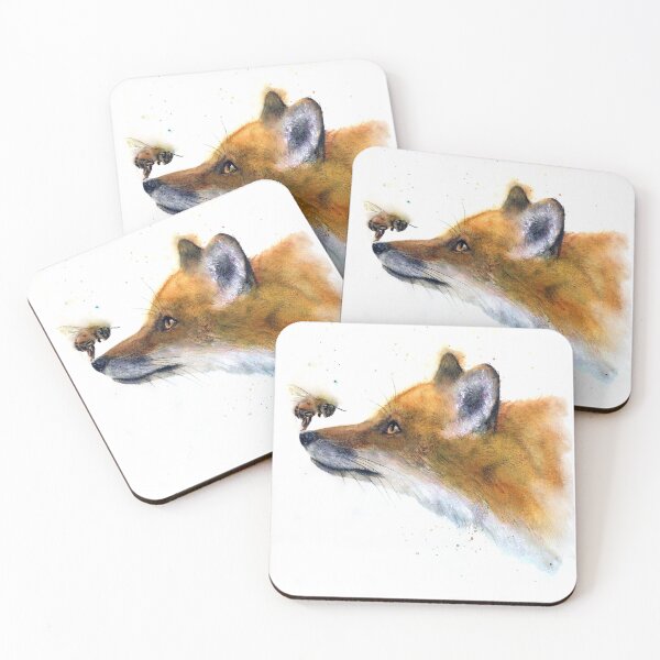 Item preview, Fox and bee designed and sold by thislia.