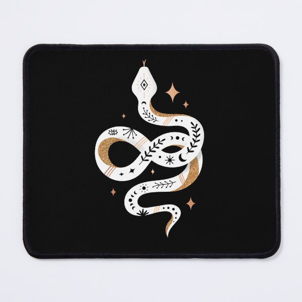 Item preview, Snake - White and Gold designed and sold by Pauline Berger.