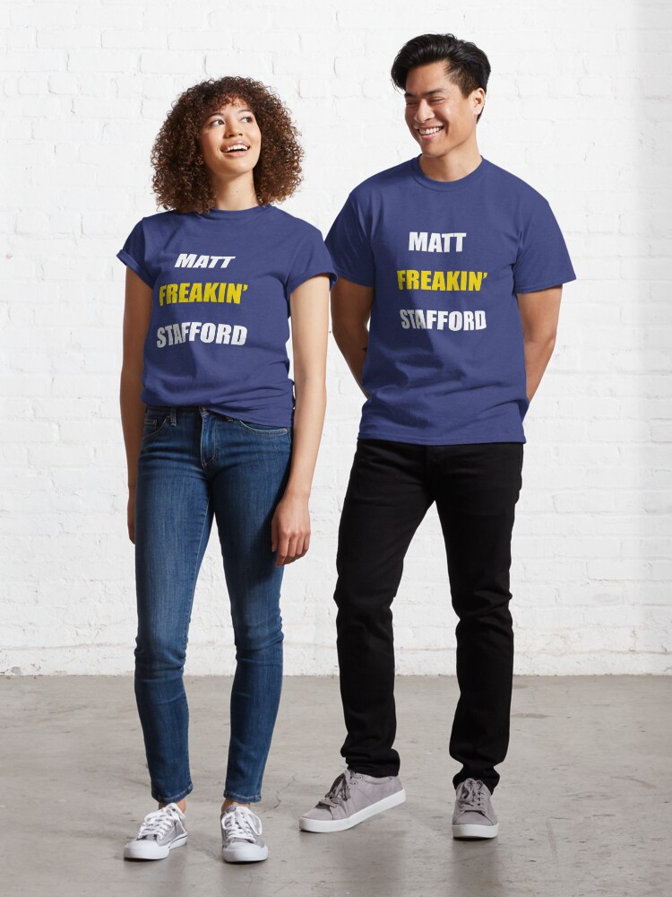 : Matthew Freakin' Stafford Number 9 T-Shirt : Clothing, Shoes &  Jewelry