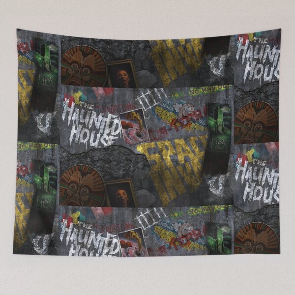 Item preview, Dark ride theme park graffiti wall  designed and sold by BrettJones92.