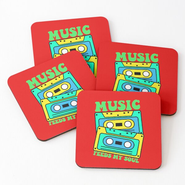 Item preview, Music Feeds my Soul - Retro Vintage Music Lover Musician Gifts designed and sold by mayamay0.