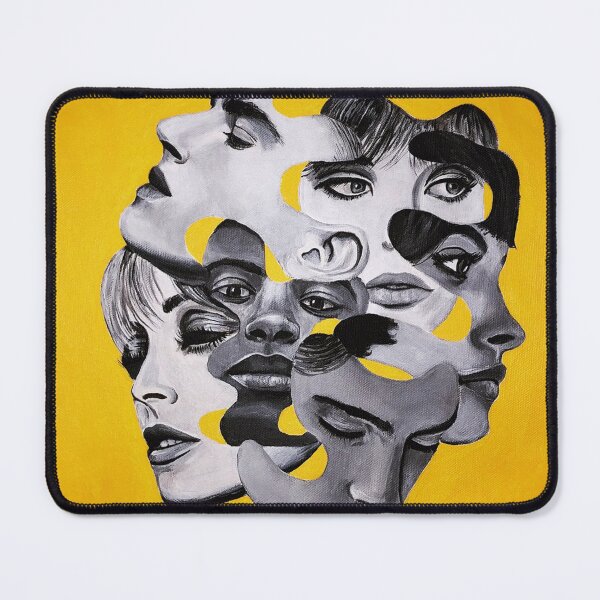 Item preview, Face Collage Portrait Painting designed and sold by clairemartwork.