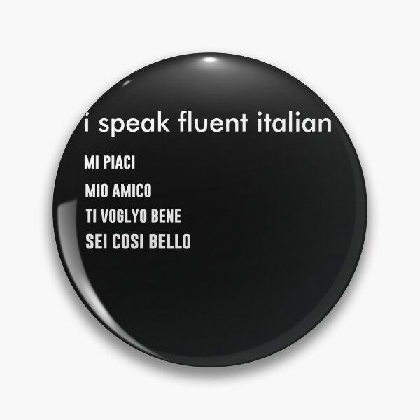 Item preview, i speak fluent italian designed and sold by jazzmode.