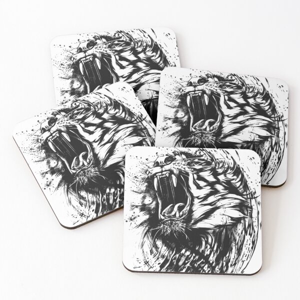 Item preview, tiger roar abstract designed and sold by ADAPTO.