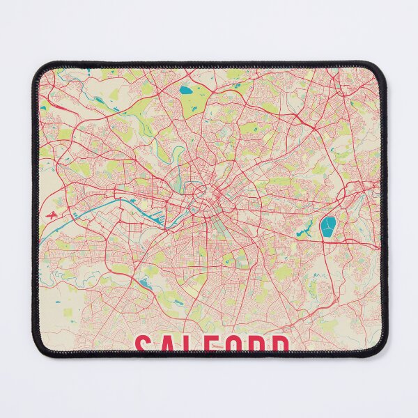 Item preview, Salford map city uk designed and sold by PostersProf1.