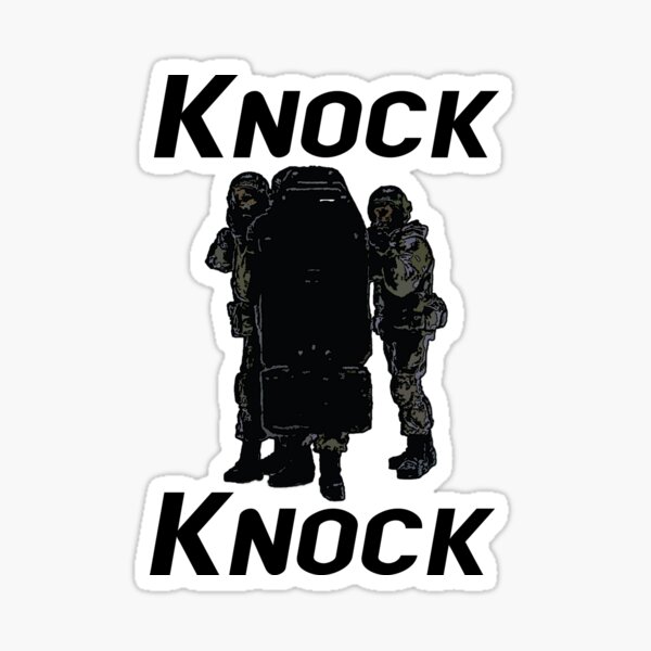 Knock, knock... Sticker