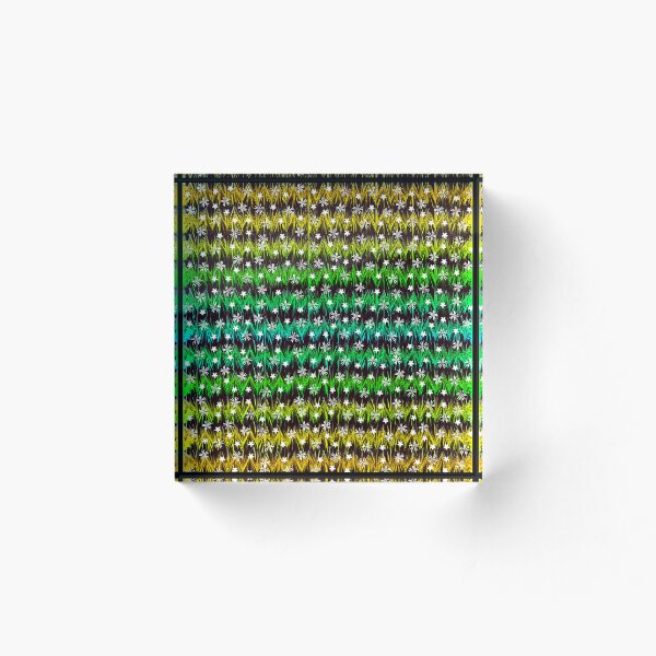 Item preview, Shiny small neon floral pattern designed and sold by SankiWorld.