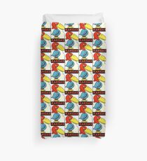 Kansas Jayhawk State Vintage Travel Decal Duvet Cover