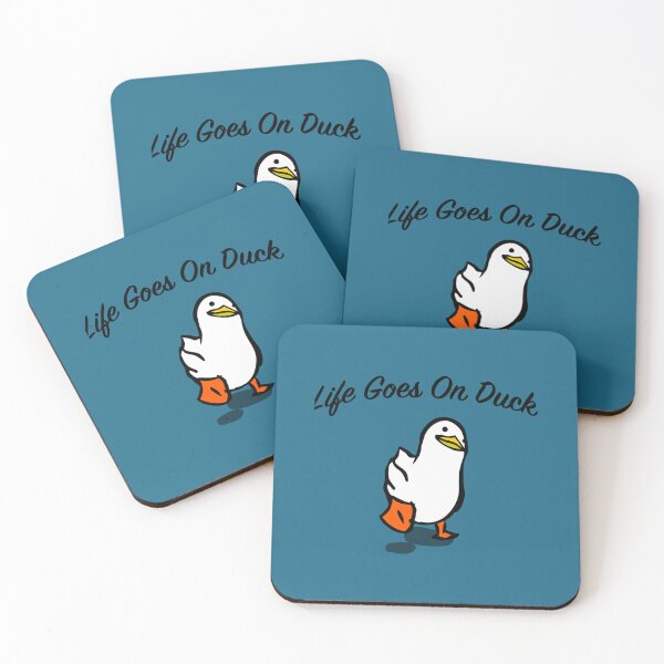 Item preview, Life goes on duck        designed and sold by EldritchArts09.