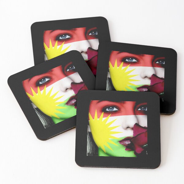 Item preview, kurdish girl,kurdistan flag designed and sold by KurdishShops.