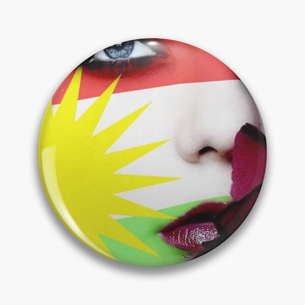Item preview, kurdish girl,kurdistan flag designed and sold by KurdishShops.