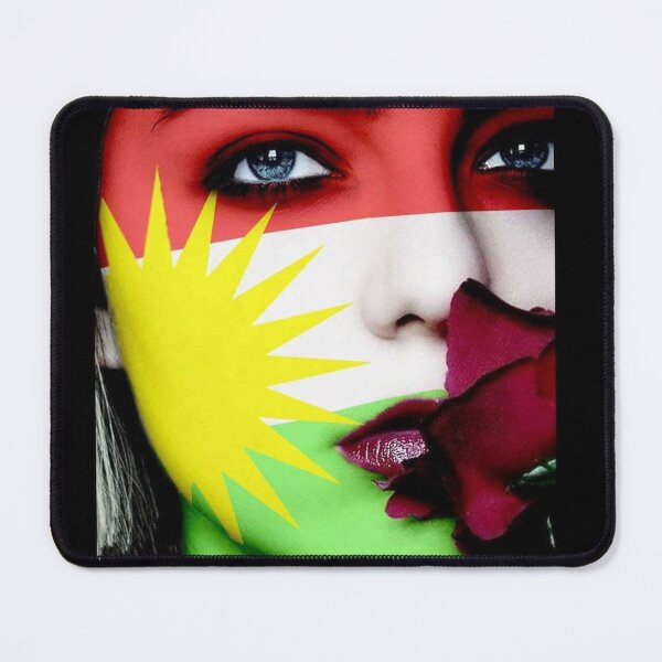 Item preview, kurdish girl,kurdistan flag designed and sold by KurdishShops.