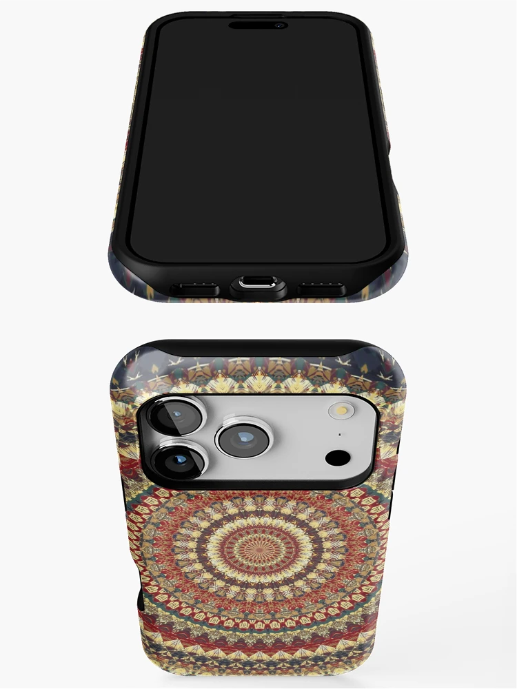 Thumbnail 3 of 4, iPhone Case, Mandala 197 designed and sold by Mandala Of Life.