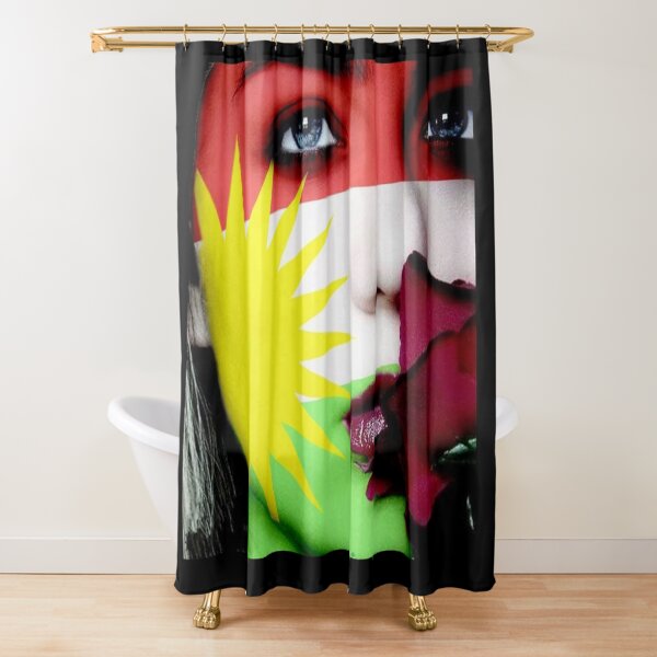 Item preview, kurdish girl,kurdistan flag designed and sold by KurdishShops.